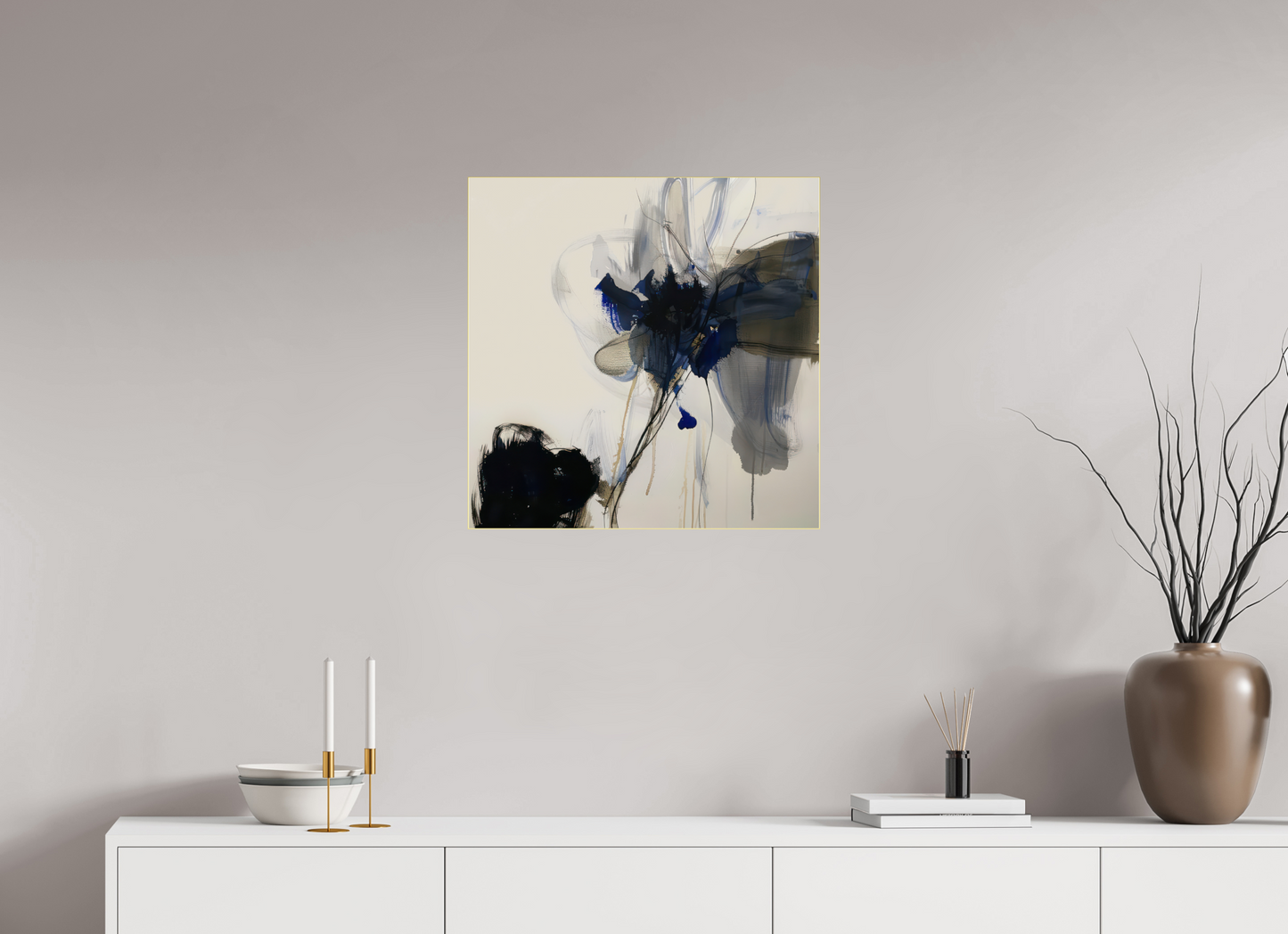 'Petal Dynamics' behind Plexiglass