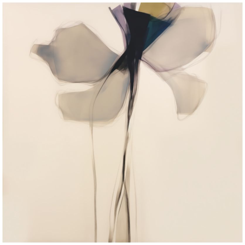 'Stem of Luminous Tranquility' Fine Art Print