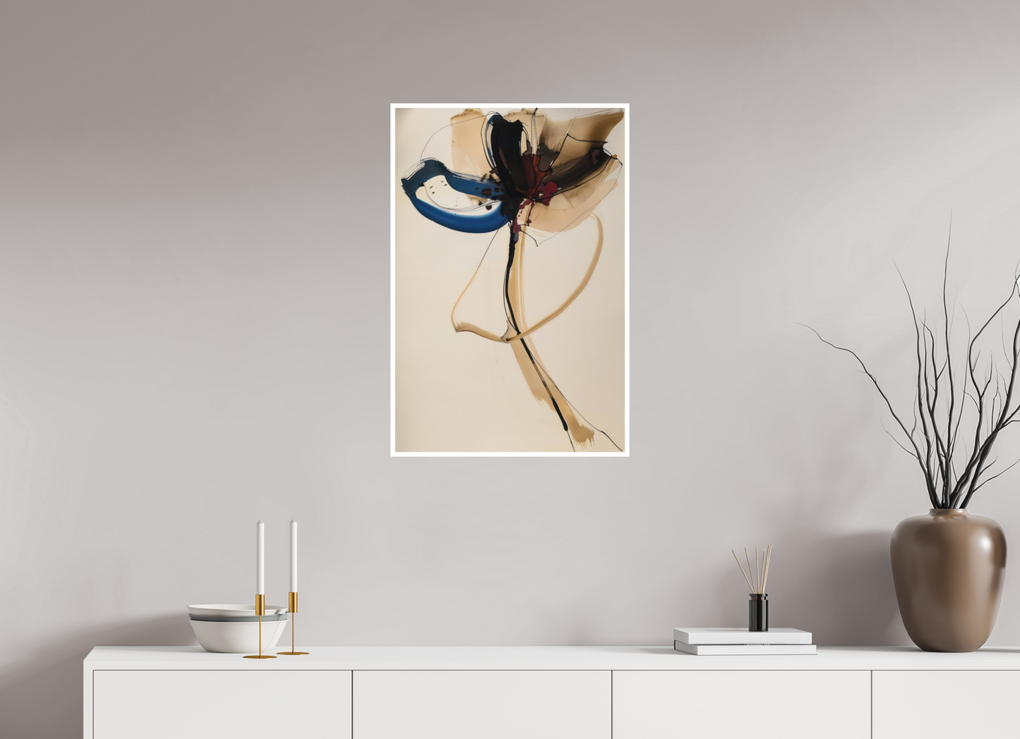 'Dance of Earthy Tones' Fine Art Print on Hahnemühle Paper