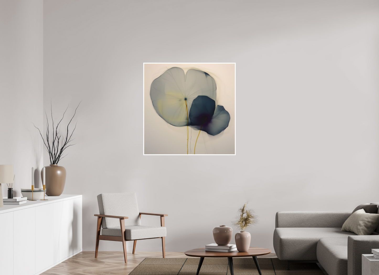 'Choreography of Silent Petals' Fine Art Print
