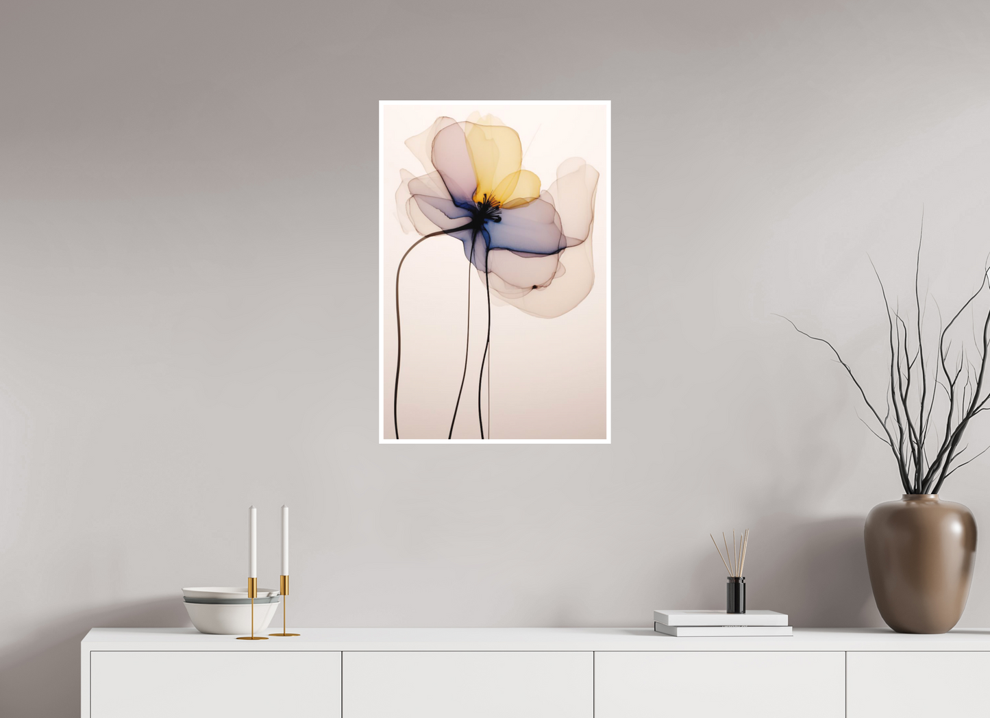 'Tender Waltz of the Blossom' Fine Art Print on Hahnemühle Paper