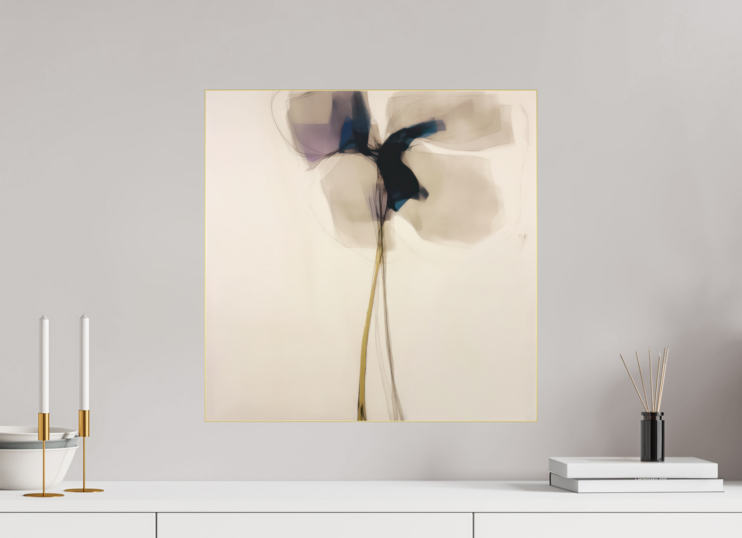 'Dreaming in Serene Layers' behind Plexiglass