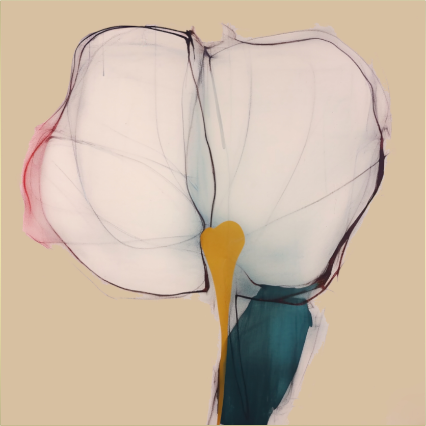 'Whispers of Ethereal Grace' behind Plexiglass