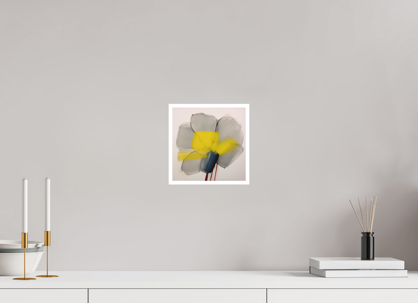 'Glimmer of Serene Petals' Fine Art Print