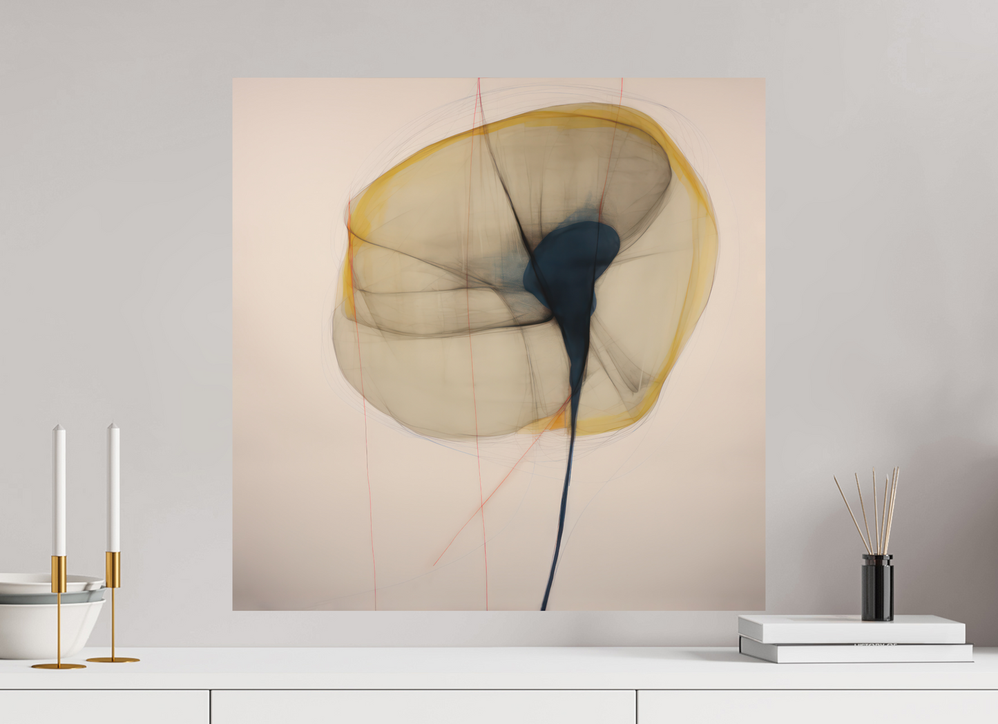 'Veil's Embrace' printed on Aluminium