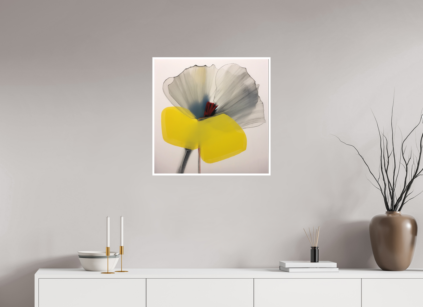 'Silent Petal Resonance' Fine Art Print