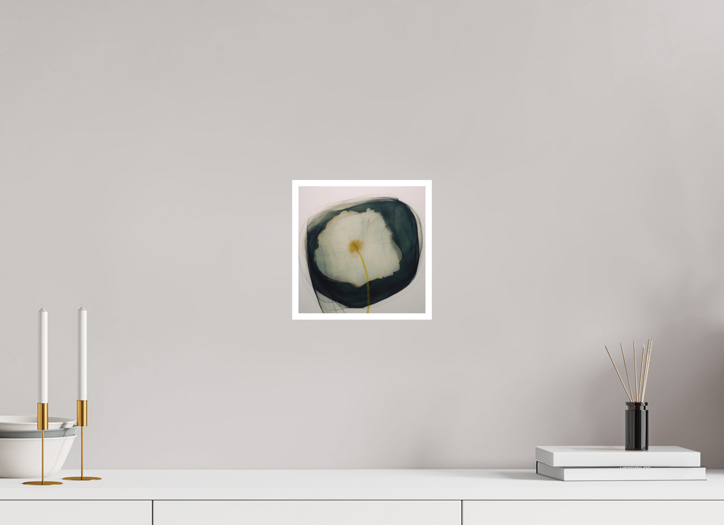 Lilly with Yellow and Red Center Fine Art Print