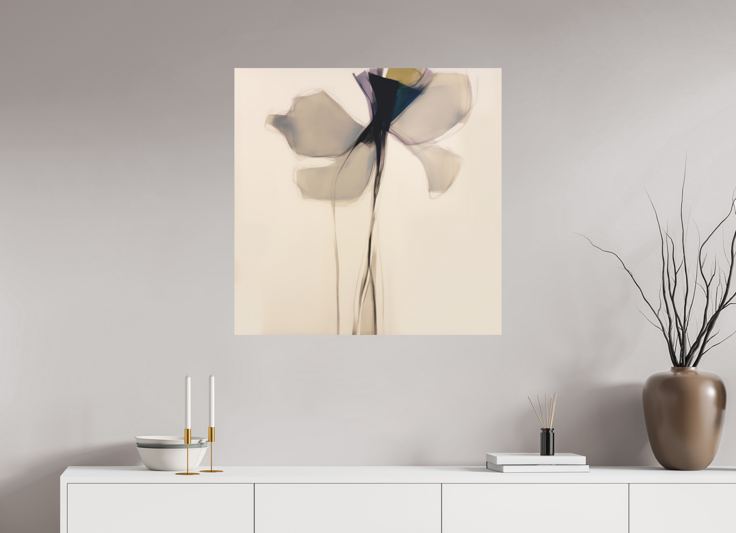 'Stem of Luminous Tranquility' printed on Aluminium