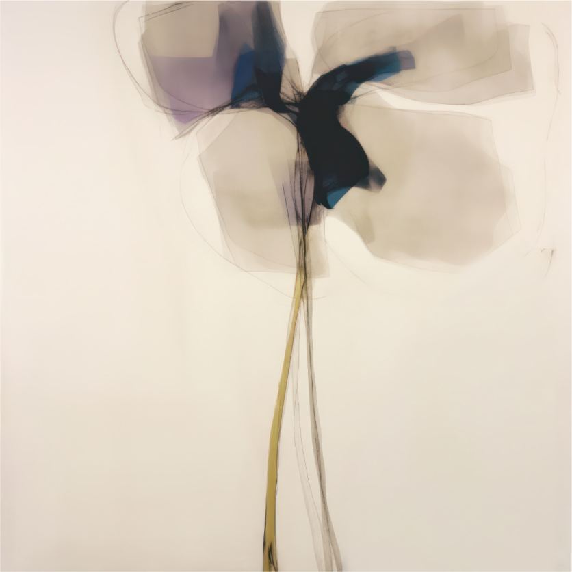 'Dreaming in Serene Layers' printed on Aluminium