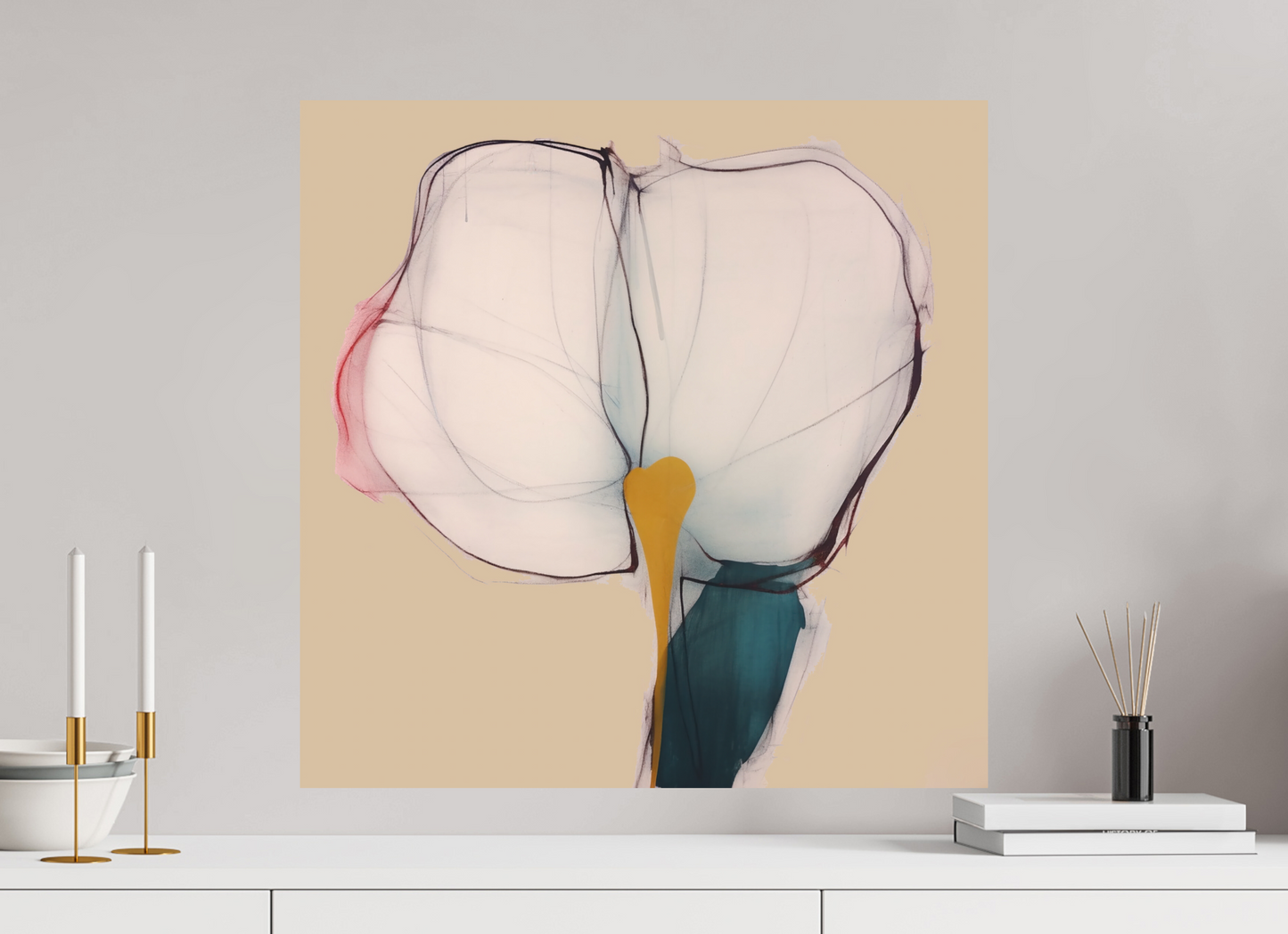 'Whispers of Ethereal Grace' printed on Aluminium