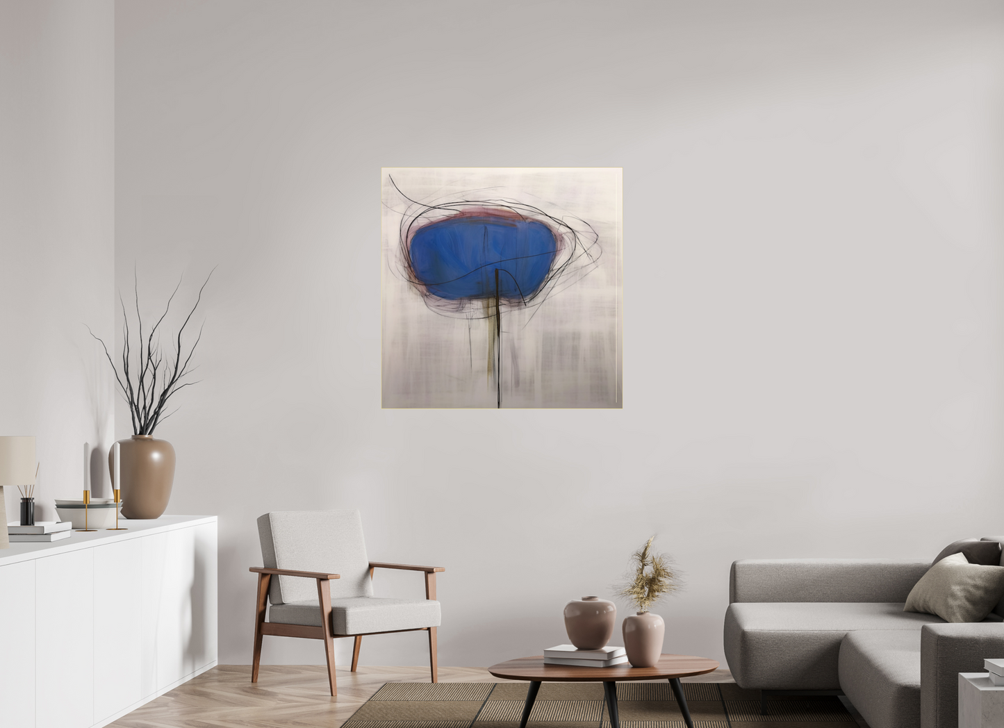 'Delicate Transcendence' behind Plexiglass