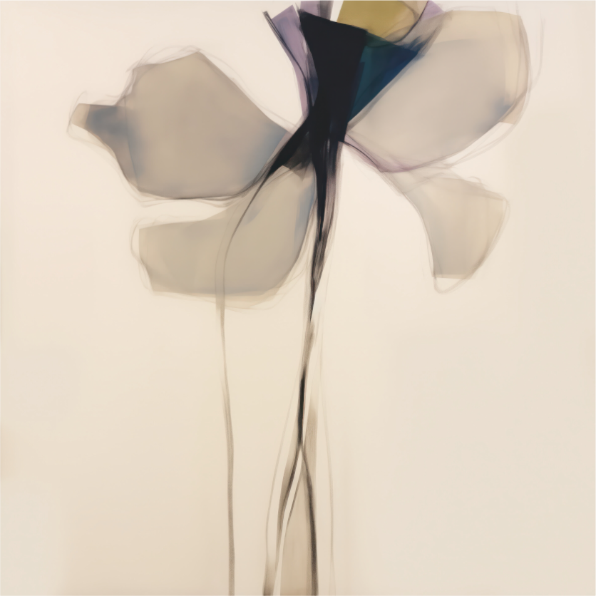'Stem of Luminous Tranquility' printed on Aluminium