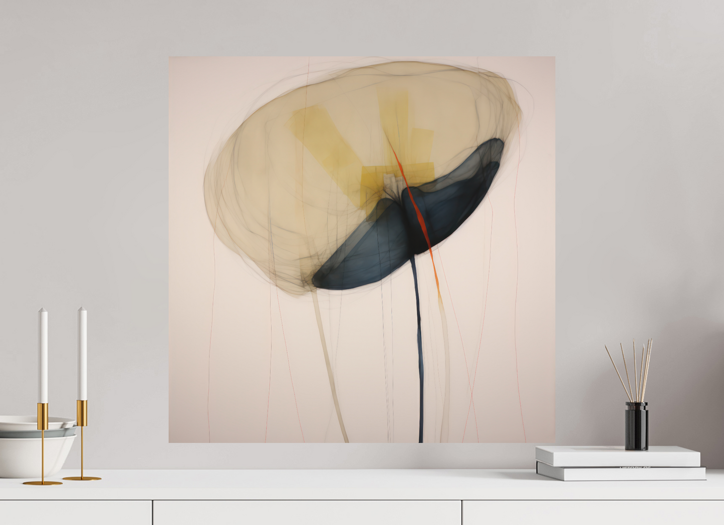 'Blossom Whisper' printed on Aluminium