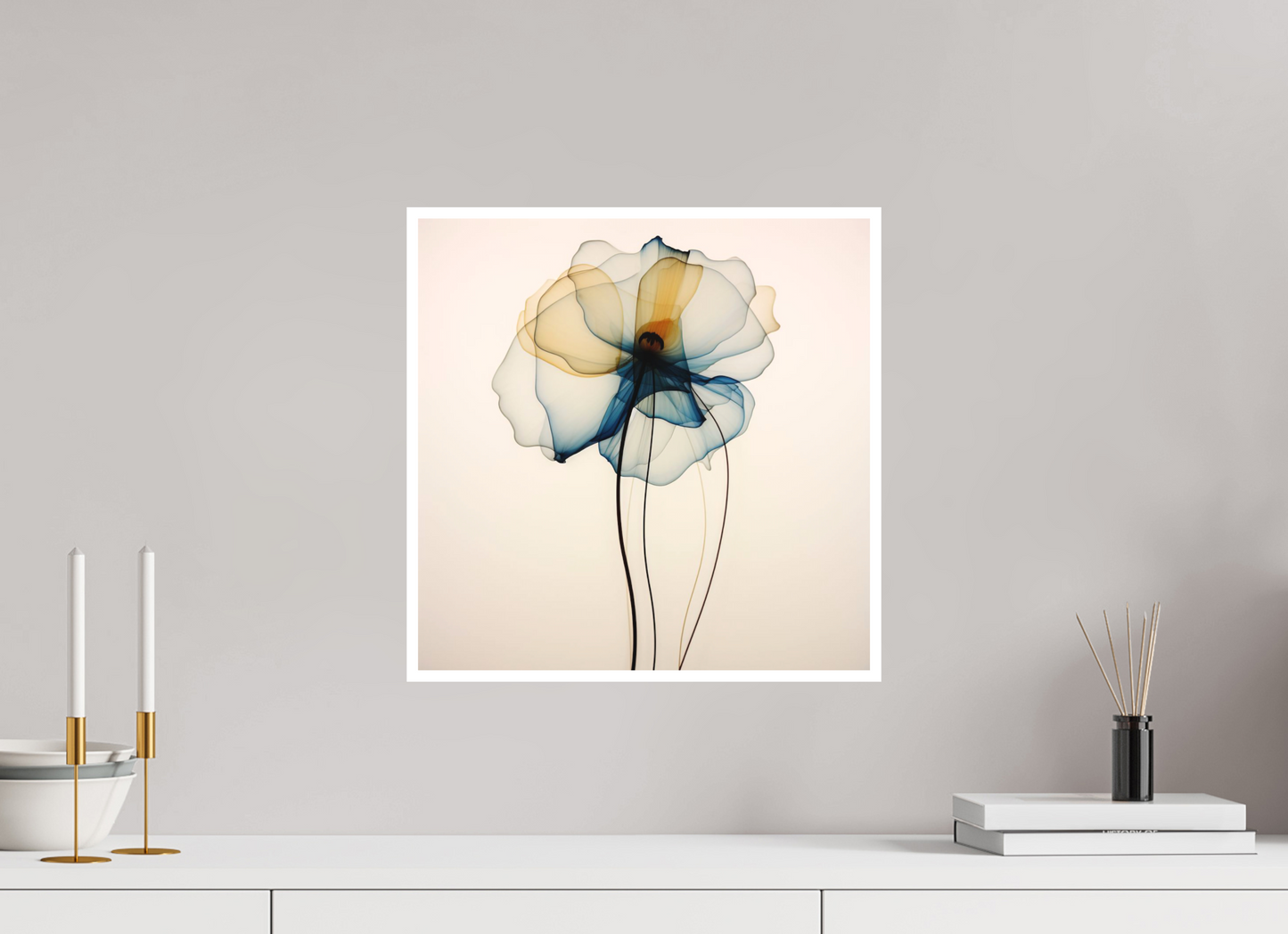 'Celestial Petal Dance' Fine Art Print