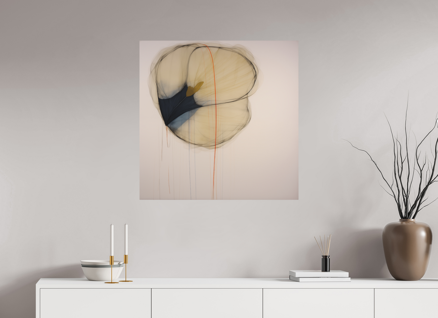 'Whispers of Translucence' printed on Aluminium