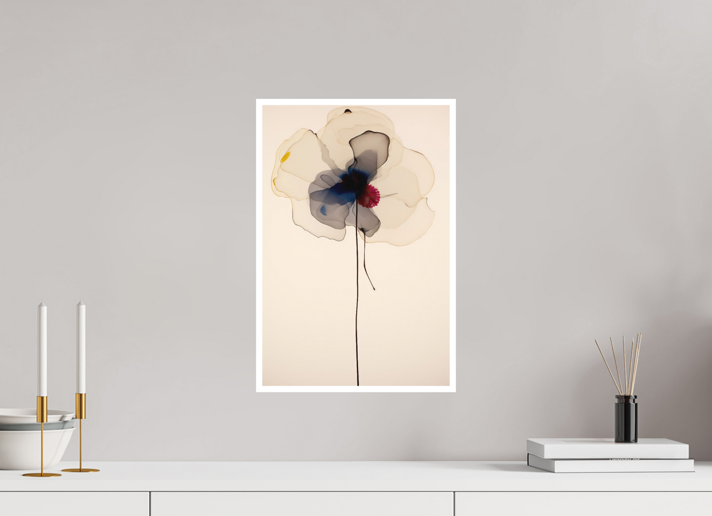 'Delicate Blooming Nebula' Fine Art Print on Hahnemühle Paper