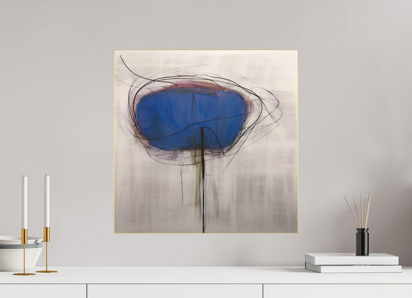 'Delicate Transcendence' behind Plexiglass