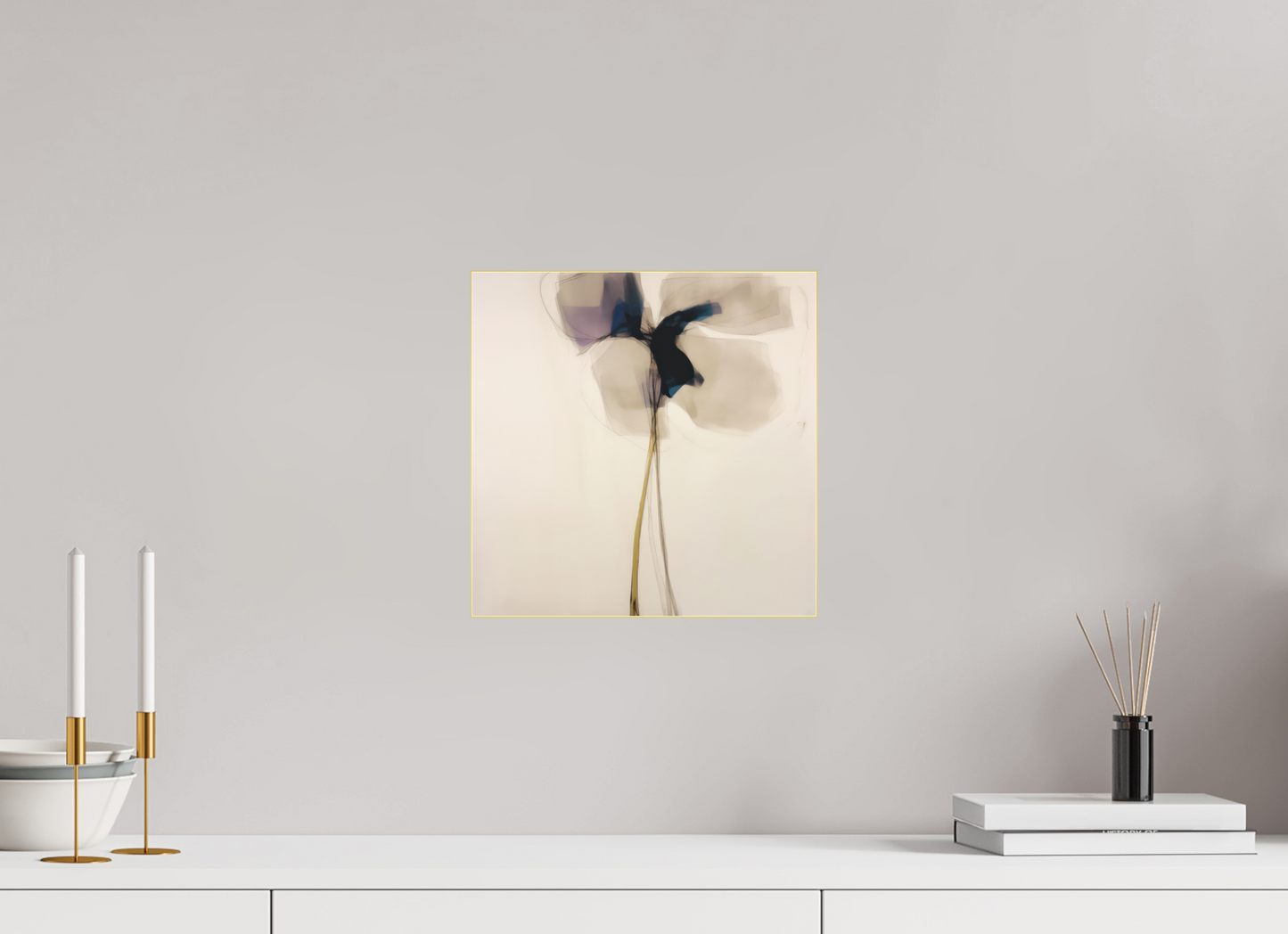'Dreaming in Serene Layers' behind Plexiglass