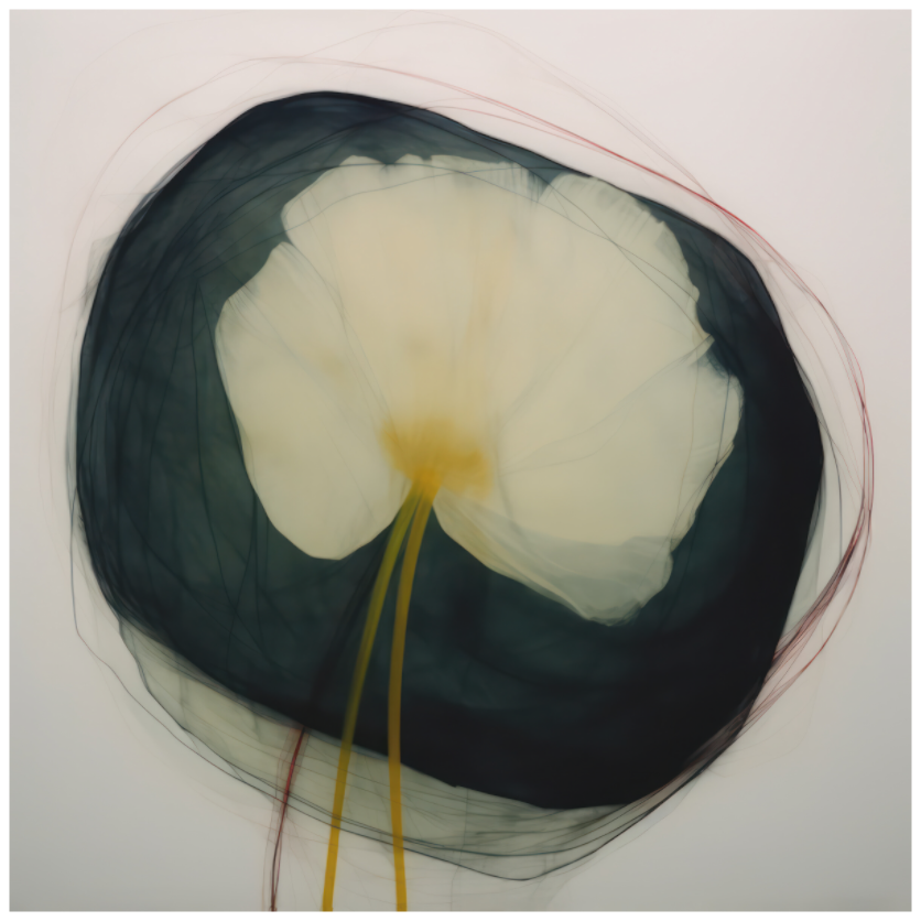 Lilly with Yellow Center Fine Art Print