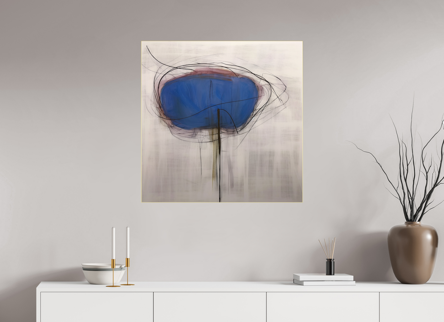 'Delicate Transcendence' behind Plexiglass