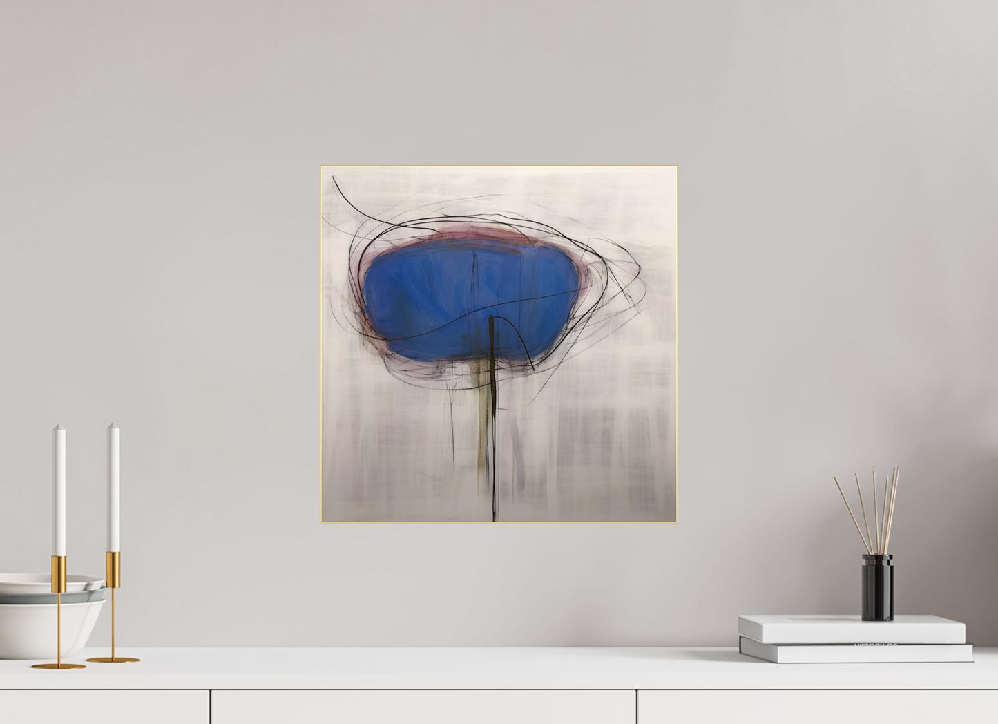 'Delicate Transcendence' behind Plexiglass