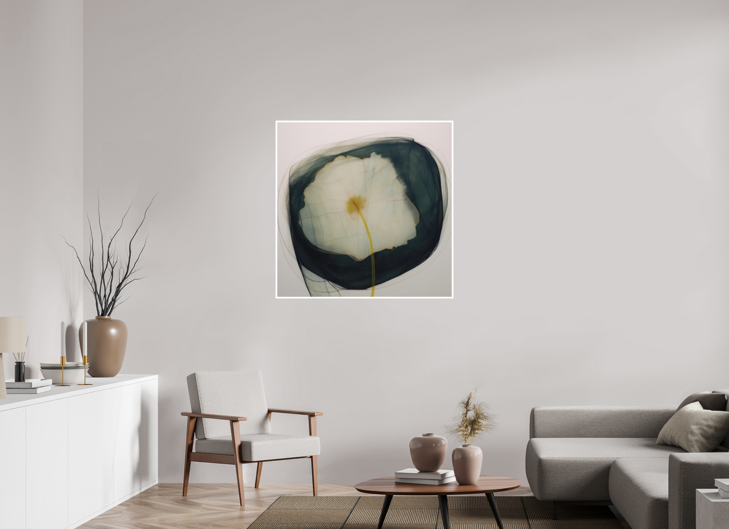Lilly with Yellow and Red Center Fine Art Print
