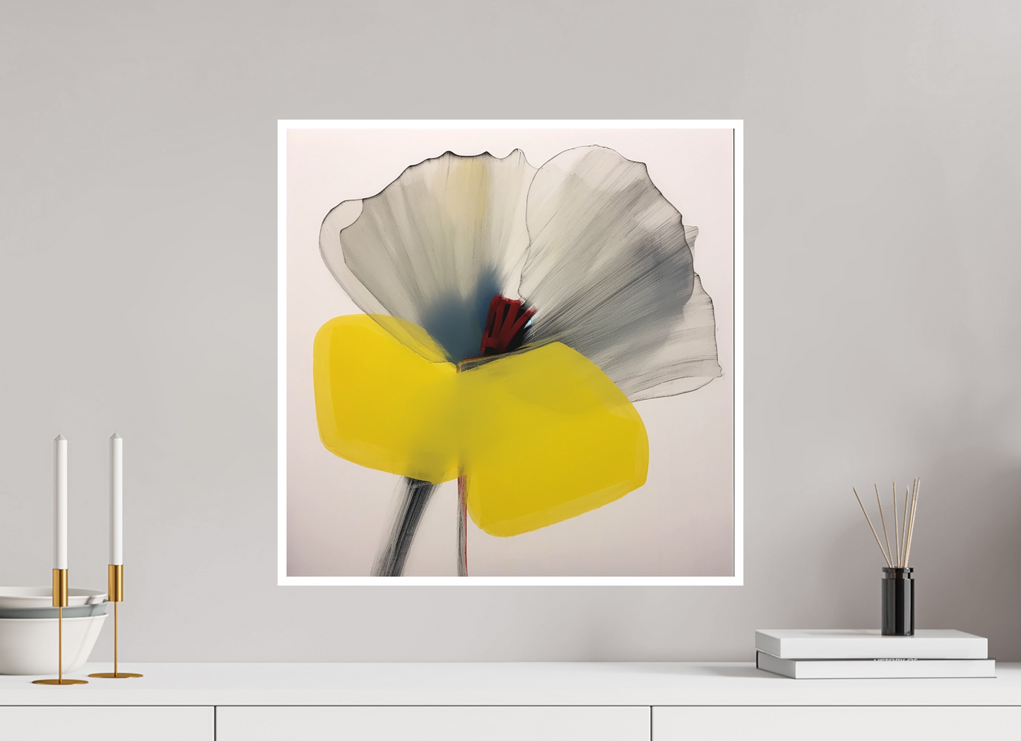 'Silent Petal Resonance' Fine Art Print