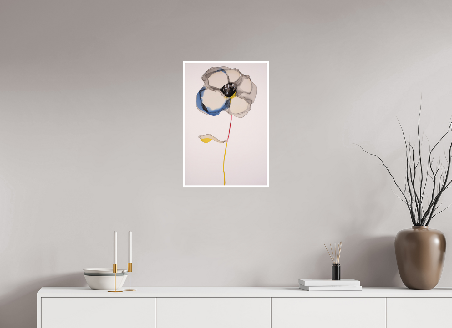'Bloom Amidst Silence' Fine Art Print on Hahnemühle Paper