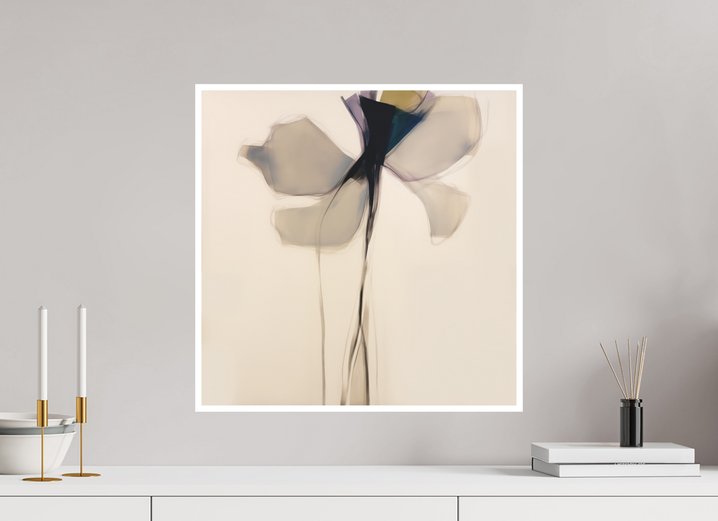 'Stem of Luminous Tranquility' Fine Art Print
