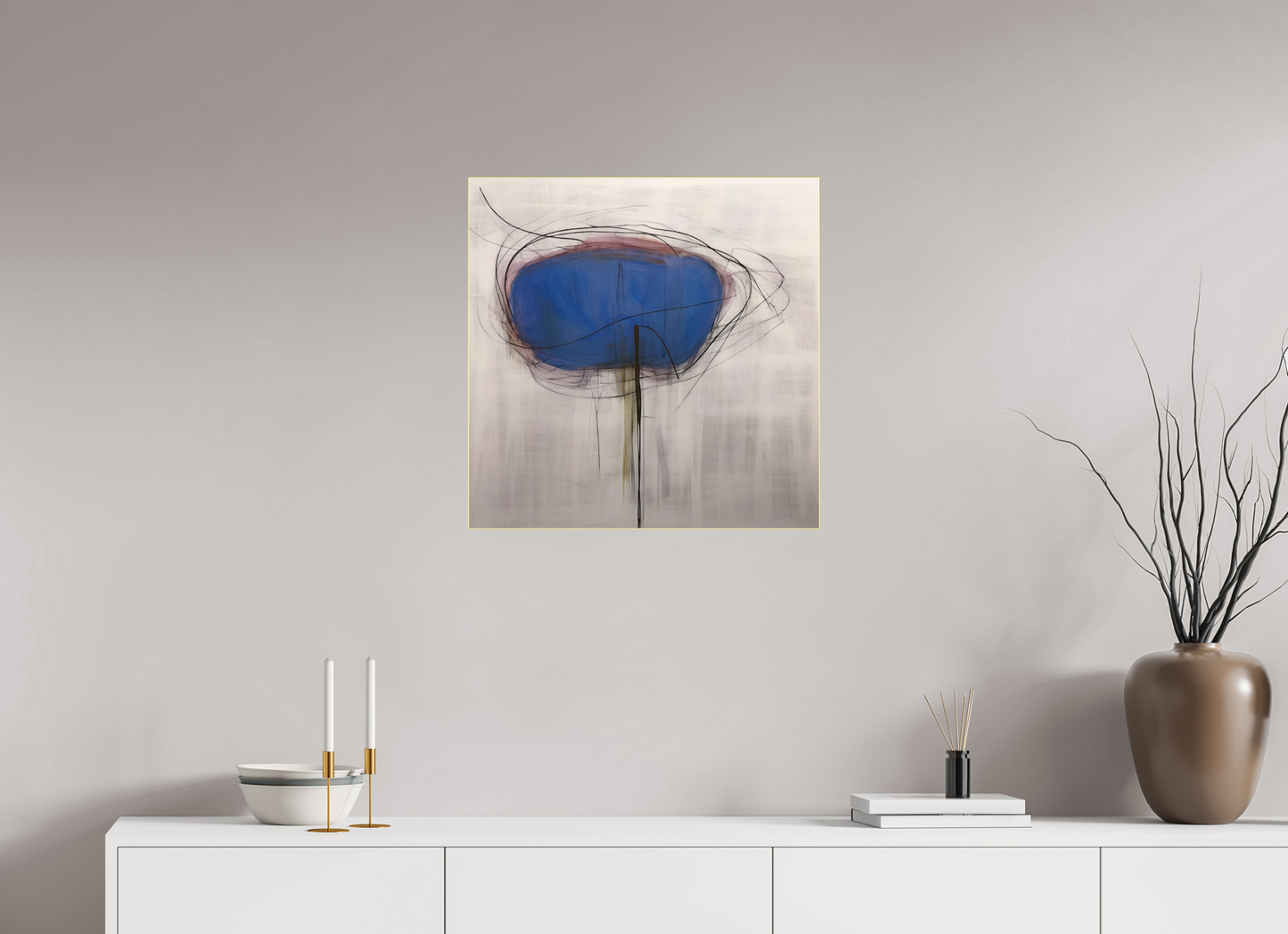 'Delicate Transcendence' behind Plexiglass