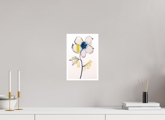 'Celestial Bloom in Stillness' (Fine Art Print on Canson Arches Aquarelle Water Color Paper)