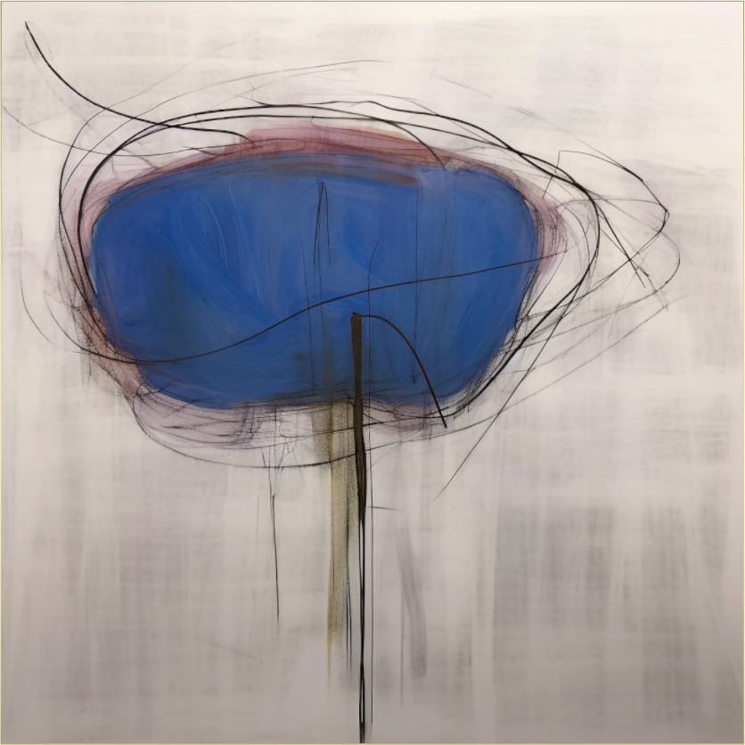 'Delicate Transcendence' behind Plexiglass