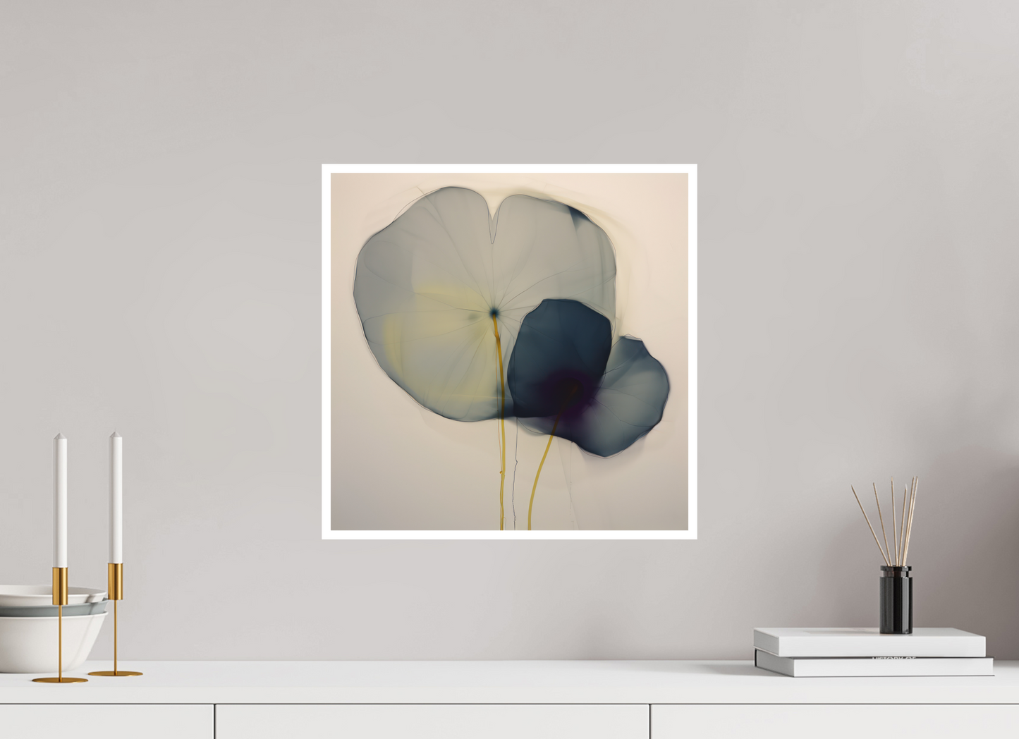 'Choreography of Silent Petals' Fine Art Print