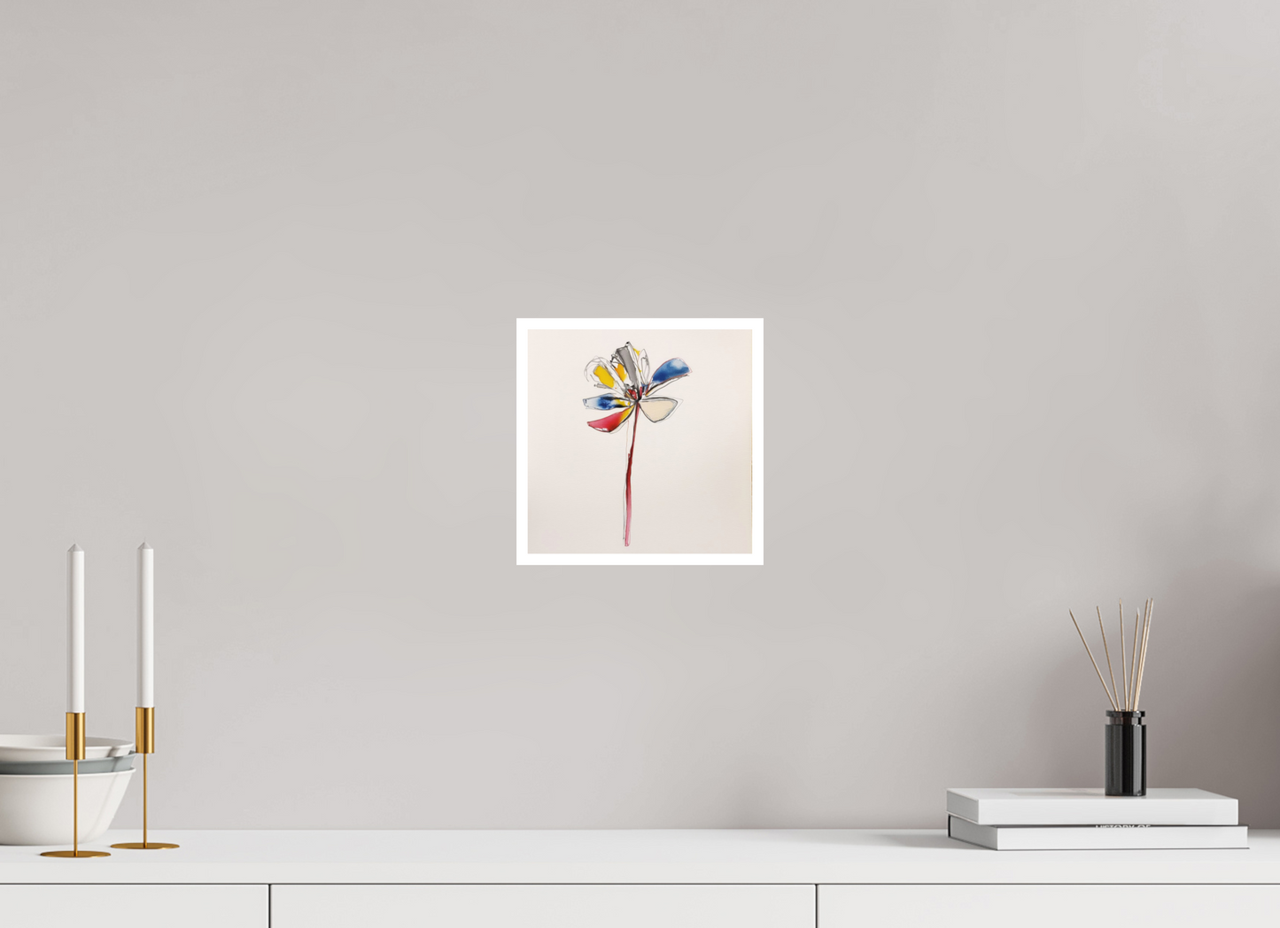 'Dance of Abstract Flora' Fine Art Print on Hahnemühle Paper
