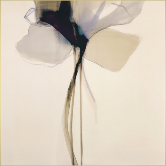 'Petal Elegance' behind Plexiglass