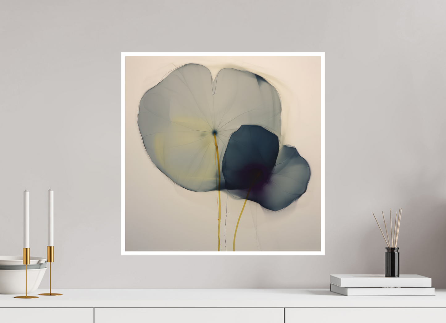 'Choreography of Silent Petals' Fine Art Print