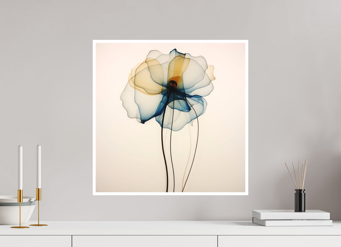 'Celestial Petal Dance' Fine Art Print