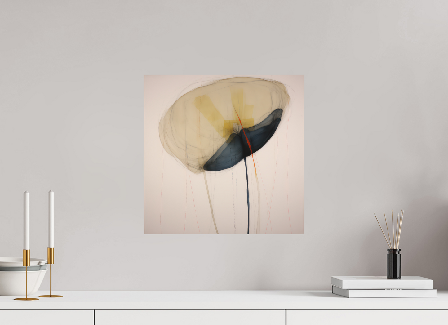 'Blossom Whisper' printed on Aluminium