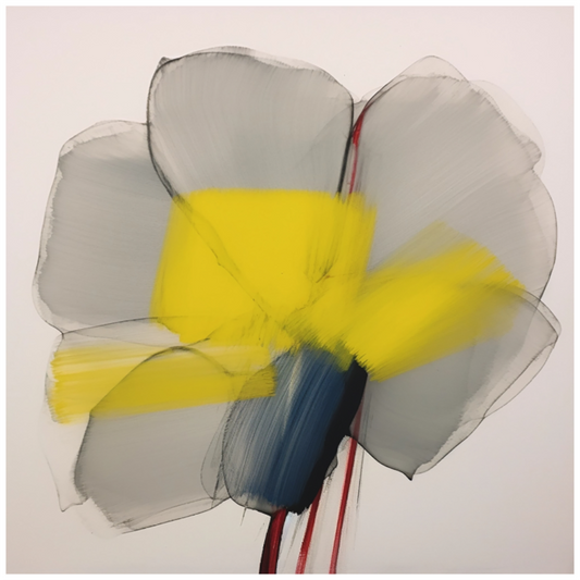 'Glimmer of Serene Petals' Fine Art Print