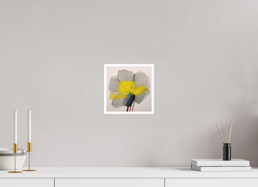 'Glimmer of Serene Petals' Fine Art Print