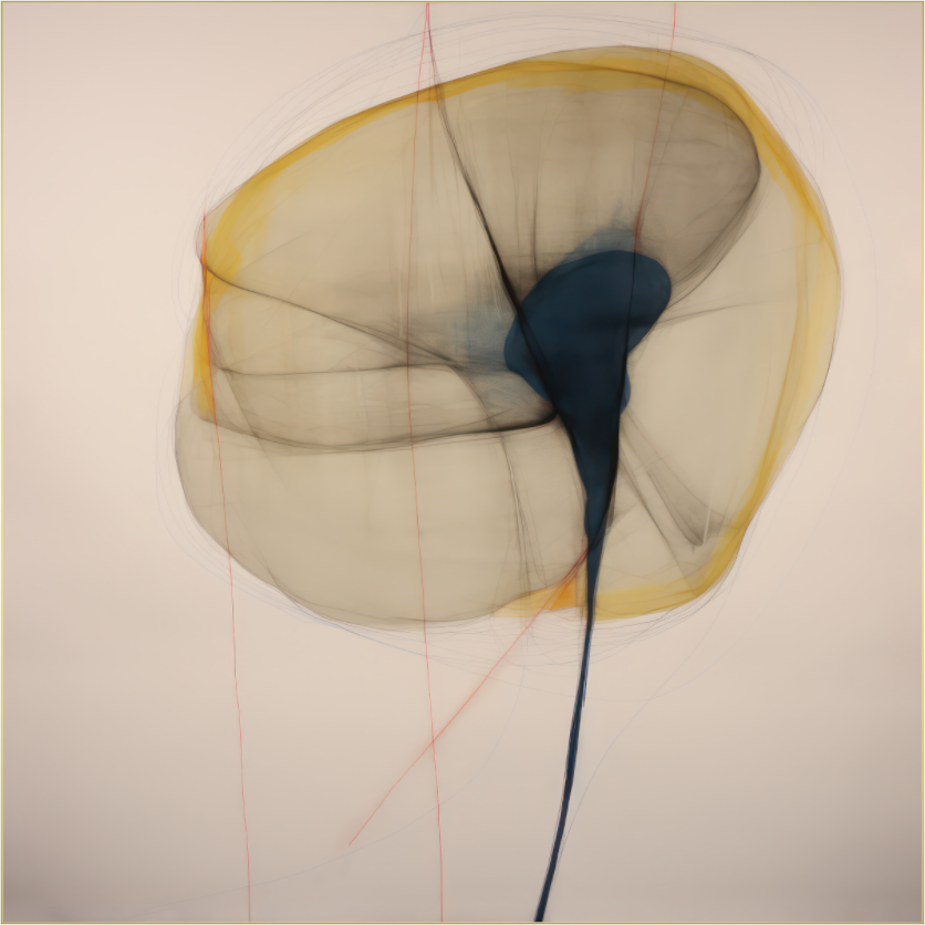 'Veil's Embrace' behind Plexiglass