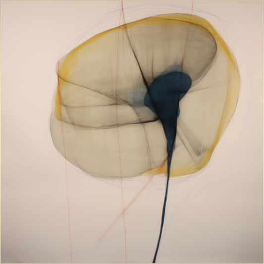 'Veil's Embrace' behind Plexiglass