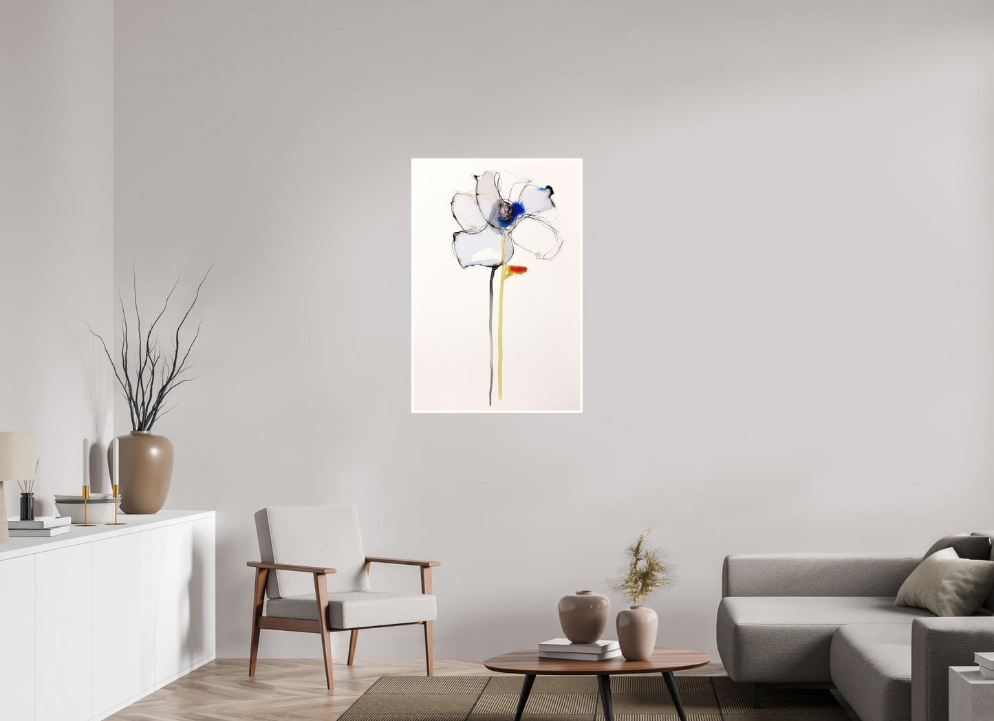 'Gentle Blue Whisper' (Fine Art Print on Canson Arches Aquarelle Water Color Paper)