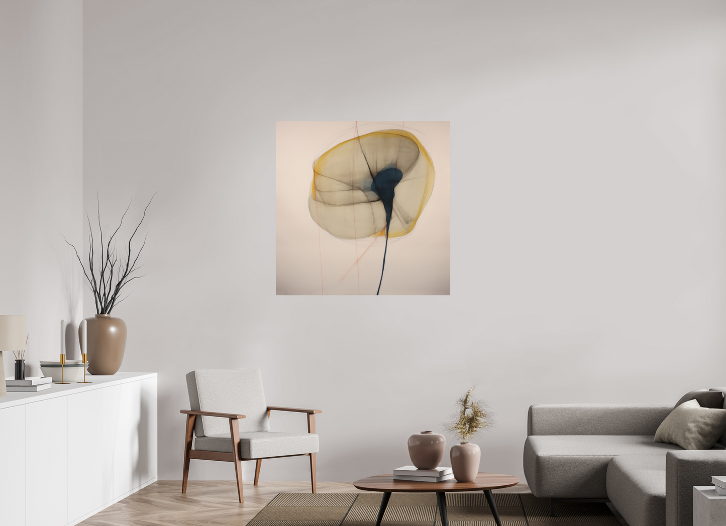 'Veil's Embrace' printed on Aluminium