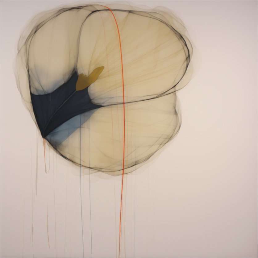 'Whispers of Translucence' printed on Aluminium