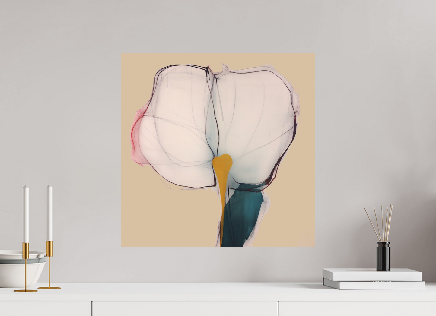 'Whispers of Ethereal Grace' printed on Aluminium