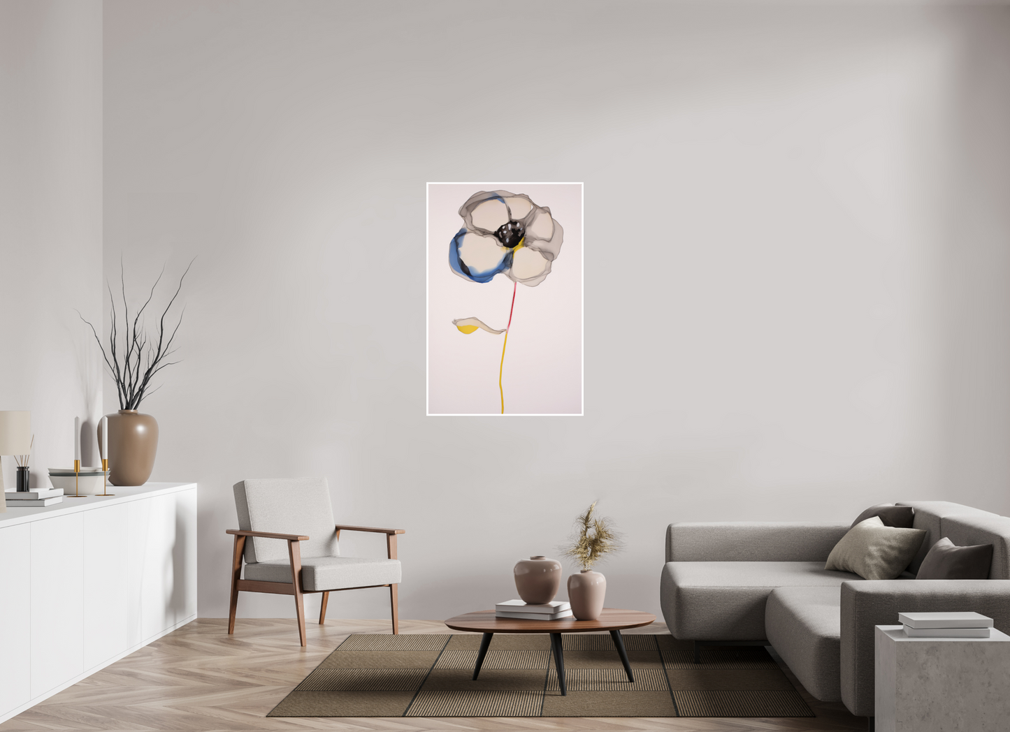 'Bloom Amidst Silence' Fine Art Print on Hahnemühle Paper