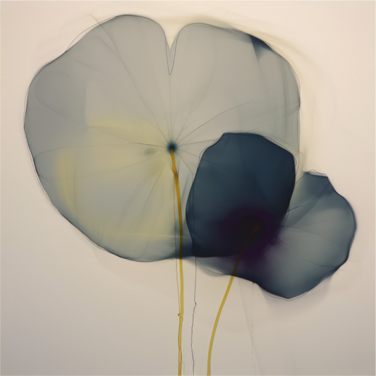'Choreography of Silent Petals' printed on Aluminium