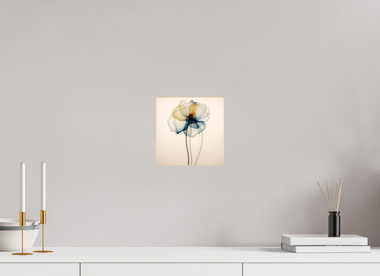 'Celestial Petal Dance' behind Plexiglass