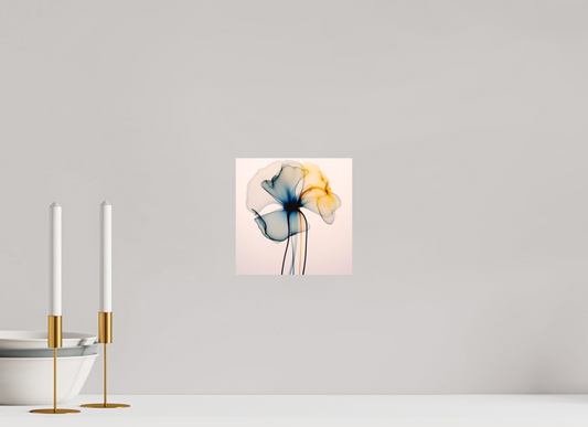 'Dreams of Floral Light' printed on Aluminium
